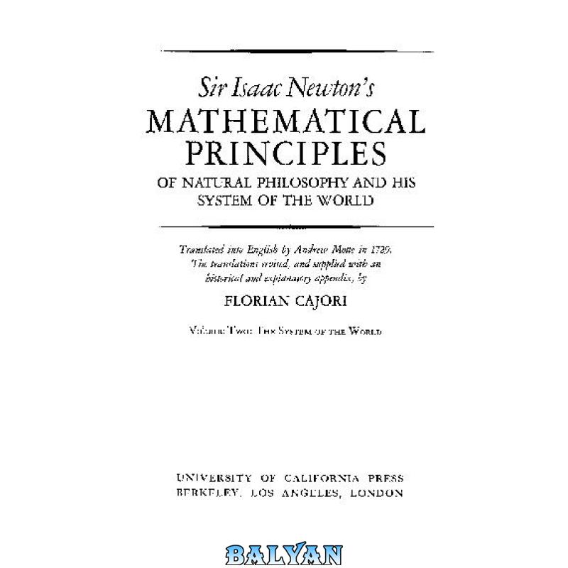 دانلود کتاب Mathematical Principles of Natural Philosophy II The System of the World